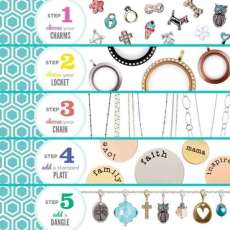 Only 5 Steps to customizing your Living Locket
