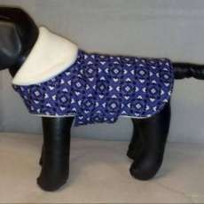 Purple Retro Dog Jacket