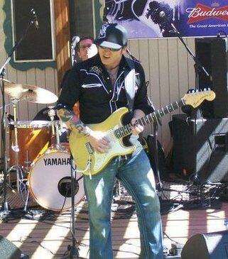 Tommy Hogan performing at Back Yard Blues Bash, Goldendale, Washington