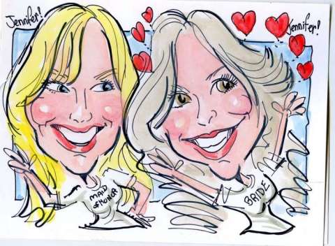 Fun drawing in watercolor