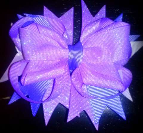 Bowtique Purple Bow