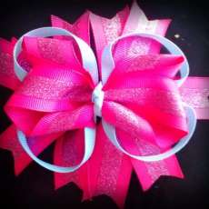 Pink BowTieque Bow