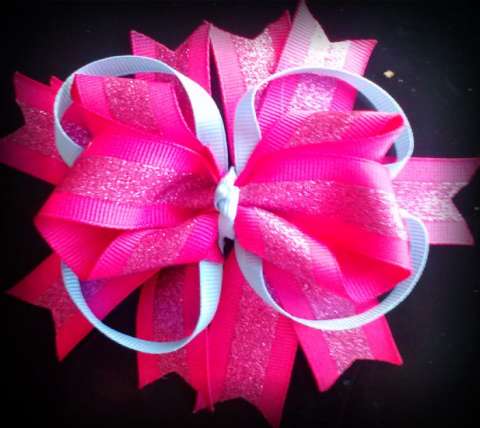 Pink BowTieque Bow