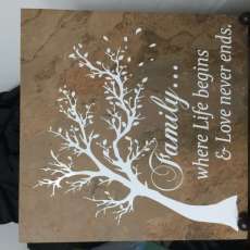 Home Decor Tile: Family