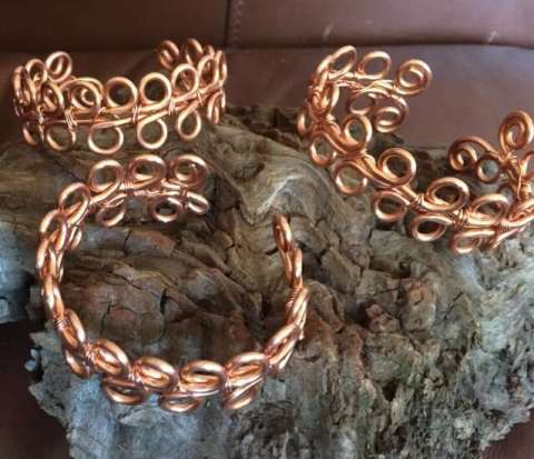 Solid Copper Bracelets