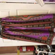 African Skirt Purple