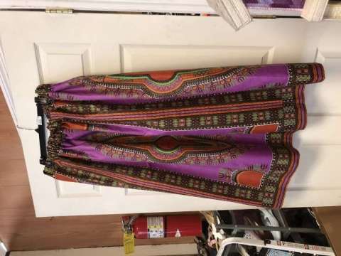African Skirt Purple