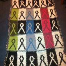 Ribbons of Hope Blanket