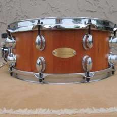 Jarrah/live oak stave snare dum