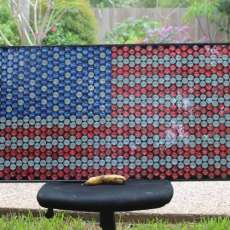 American Flag Wall Mount