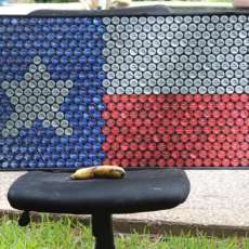 Texas Flag Wall Mount