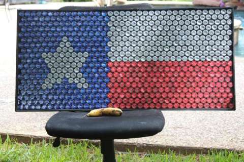 Texas Flag Wall Mount