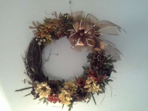 Custom Fall Wreath