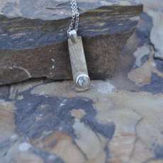 Silver pendant w/ cz