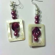 Purple Jazz Earrings $25.00