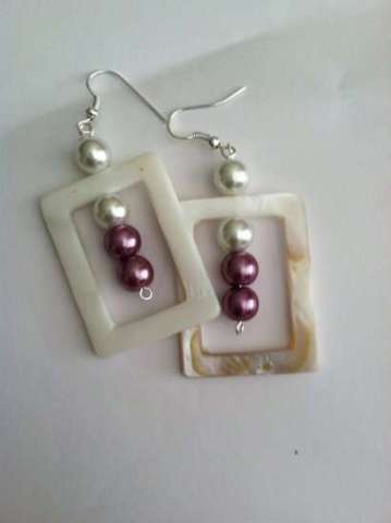 Mixed Pearls Earrings $25.00
