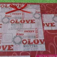Valentine Day Love Premade 12x12 Page