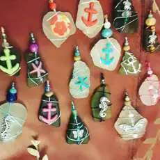 Sea Glass Mermaid Charms