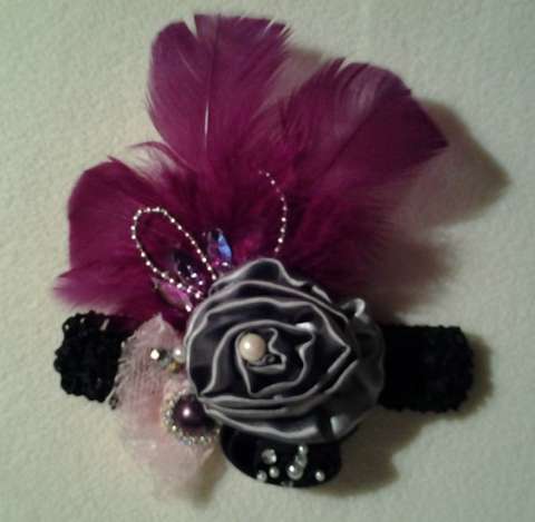 Gray and purple cluster