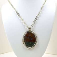 Composite stone pendant