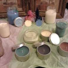 Candle tins, jar candles