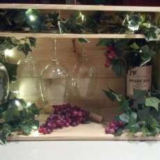 Lighted Wine Box Display