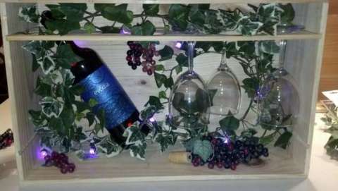 Lighted Wine Box Display