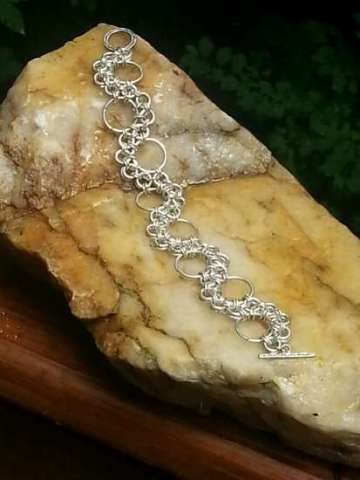 Sterling Siver River Bracelet