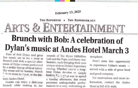 Brunch With Bob Article