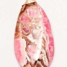 Rhodochrosite Pendant with gold wire wrap 87ct