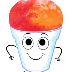 Snaved Ice Snow Cone