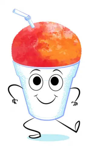 Snaved Ice Snow Cone