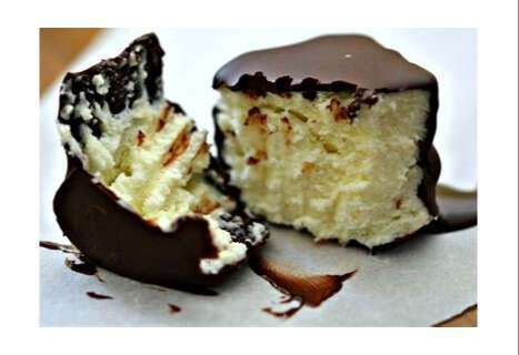 Yum! Cheesecake Dipped in Chocolate