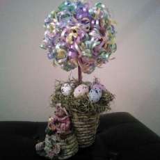 Ribbon tree for Easter