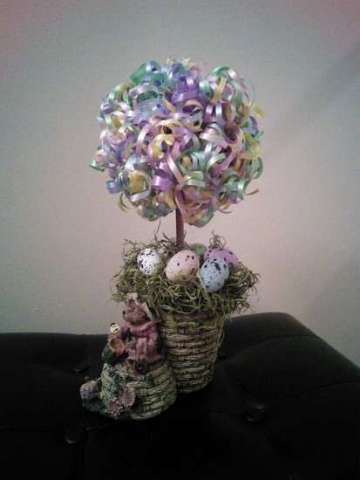 Ribbon tree for Easter
