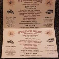 Streak Free Cloth Information