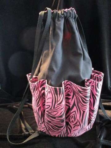 Diva Zebra Print Bingo Bag