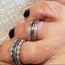 Koa Wood Custom Fitted Toe Rings