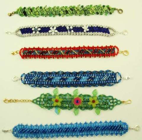 Woven bracelet group