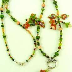 Coral madness lanyard