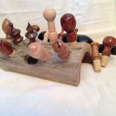 Woodturned Bottle Stoppers
