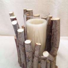 Twig Candle Holder