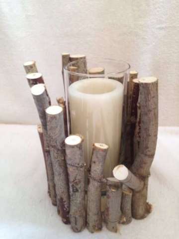Twig Candle Holder