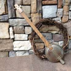 antique hot water bottle fiddle