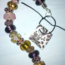European Glas Bead Bracelet
