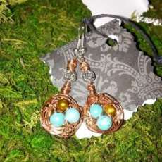 Birdnest Earrings