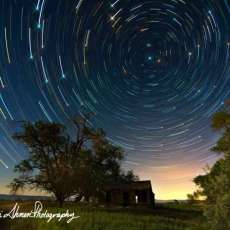 Farm House Star Trails