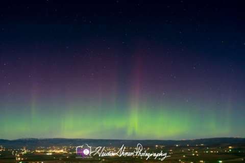 Aurora over Ellensburg Wa