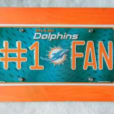 Miami Dolphins Wall Plaque