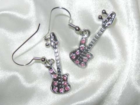 Guitar Earrings